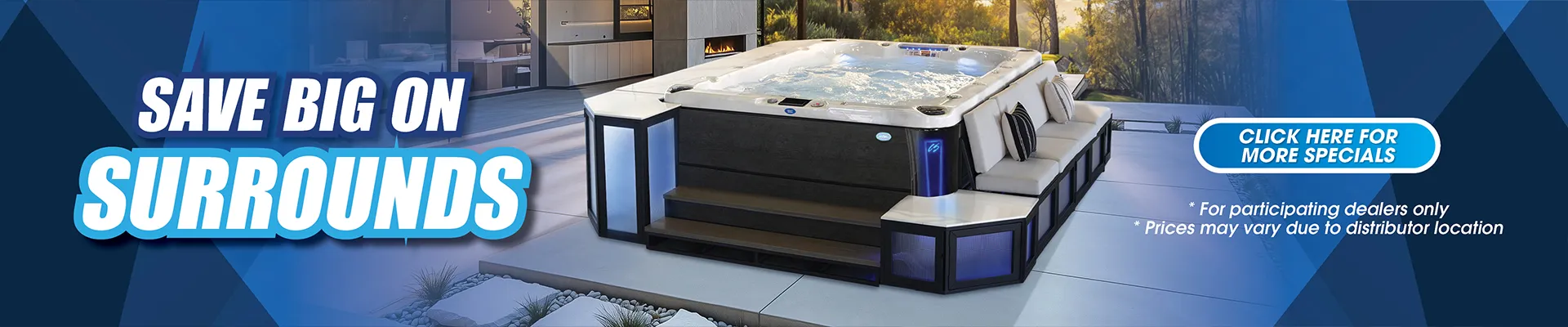Calspas hot tub being used in a family setting - Hempstead