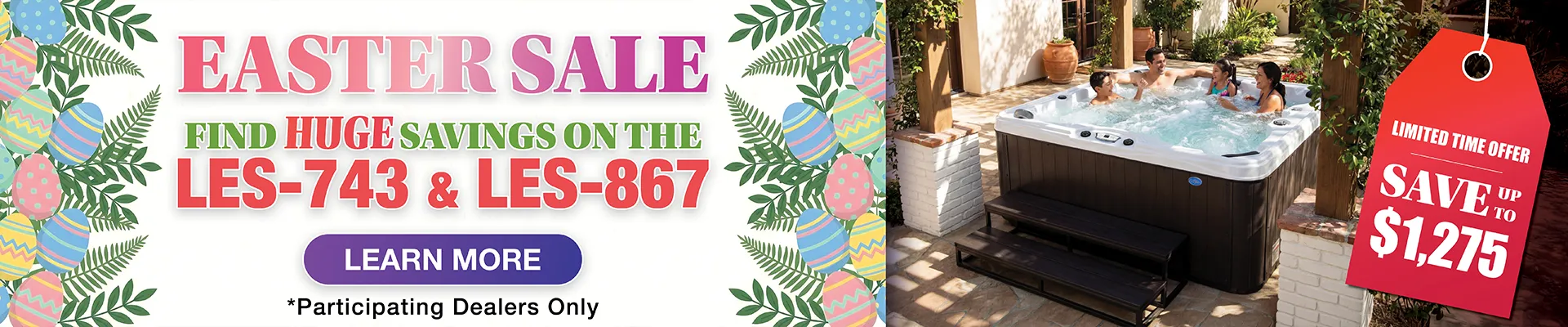 Calspas hot tub being used in a family setting - Hempstead