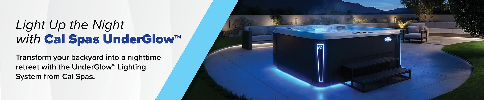 Calspas hot tub being used in a family setting - Hempstead