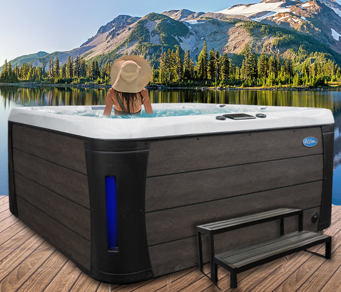 Calspas hot tub being used in a family setting - hot tubs spas for sale Hempstead